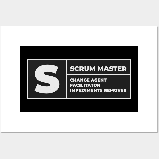 Scrum Master advisory sign Wall Art by Salma Satya and Co.
